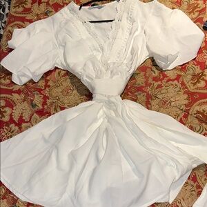 Cupshe White Mini Dress